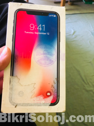 Iphone X with box